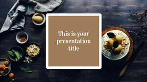 Kahverengi Şık. Ücretsiz PowerPoint Şablonu ve Google Slaytlar Teması