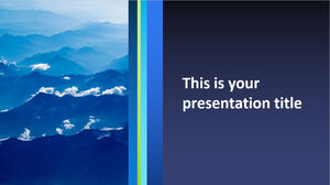 Afaceri formale albastre. Șablon PowerPoint gratuit și temă Google Slides Business