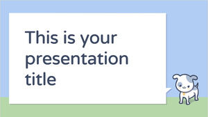 かわいいペット。 無料の PowerPoint テンプレートと Google スライドのテーマ