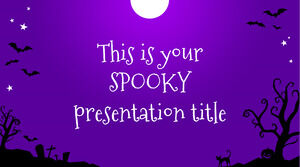 Simple Halloween. Free PowerPoint Template & Google Slides Theme