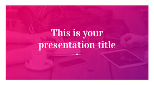 Beautiful Magenta. Free PowerPoint Template & Google Slides Theme