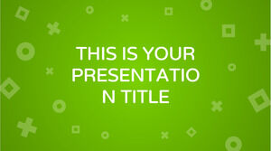  Green Maths. Free PowerPoint Template & Google Slides Theme