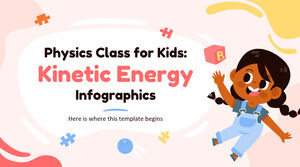 Clase de física para niños: Infografía de energía cinética
