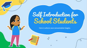 Auto-introduzione per gli studenti delle scuole