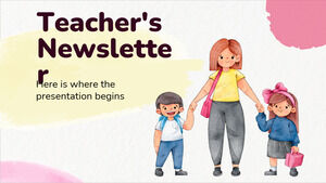 Teacher's Newsletter