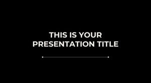 Sederhana Elegan. Template PowerPoint Gratis & Tema Google Slide