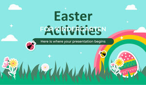 Easter Activities for Kindergarten