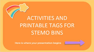 Activities and Printable Tags for STEMO Bins