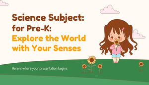 Pre-K の理科科目: 五感で世界を探検