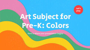Pre-K 艺术科目：颜色