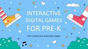 Pre-K를 위한 대화형 디지털 게임