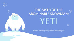 Миф об ужасном снежном человеке: Йети