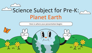 Subiect de știință pentru pre-K: Planeta Pământ