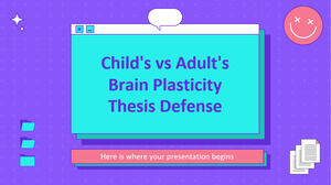 Plasticidade Cerebral Infantil vs Adulto - Defesa de Tese