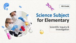 Materia di scienze per la scuola elementare - 4a elementare: ricerca e indagine scientifica