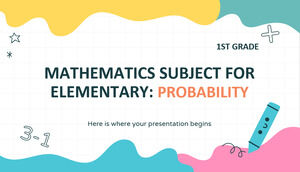 Matière de mathématiques pour le primaire - 1re année : probabilités
