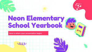 Buku Tahunan Sekolah Dasar Neon
