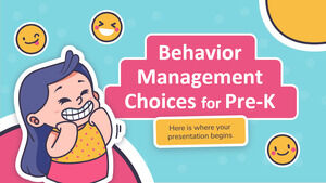 ทางเลือกในการจัดการพฤติกรรมสำหรับ Pre-K
