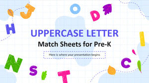 Großbuchstaben-Matchbögen für Pre-K