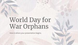 Giornata mondiale per gli orfani di guerra