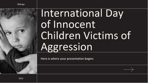 侵略の罪のない子供の犠牲者の国際デー