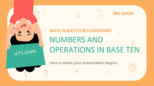 초등학교 - 3학년을 위한 수학 과목: 십진법의 수와 연산