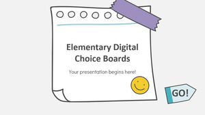 Elementary Digital Choice Boards