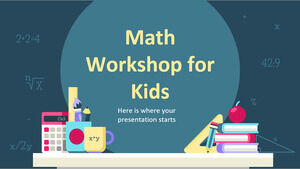 Atelier de matematică pentru copii