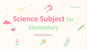 Naturwissenschaftliches Fach für Grundschule - 1. Klasse: Naturwissenschaften