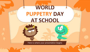 Journée mondiale de la marionnette à l'école