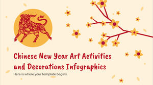 Chiński Nowy Rok Działania artystyczne i dekoracje Infografiki