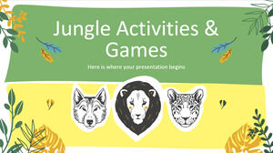 Atividades e jogos na selva