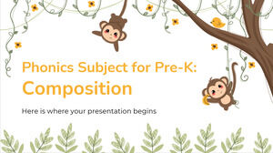 Materia de fonética para Pre-K: Composición