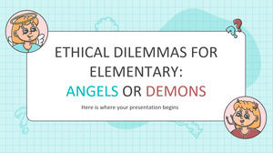 Dilemmi etici per la scuola elementare: angeli o demoni