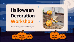 Workshop für Halloween-Dekoration