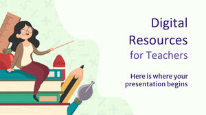 Öğretmenler için Dijital Kaynaklar