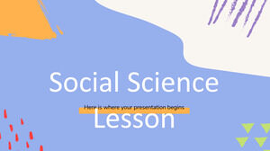 社会科学の授業