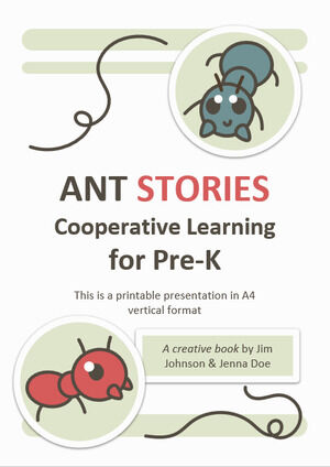 Historias de Hormigas - Aprendizaje Cooperativo para Pre-K