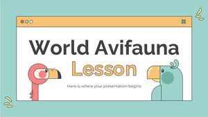 Lección mundial de avifauna