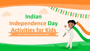 Activités de la fête de l'indépendance indienne pour les enfants
