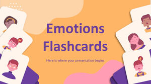 Flashcards de emoções