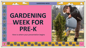 สัปดาห์ทำสวนสำหรับ Pre-K