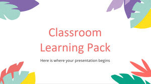 Pack d'apprentissage en classe