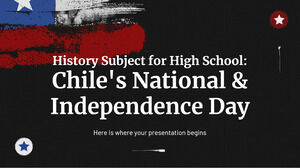 วิชาประวัติศาสตร์สำหรับโรงเรียนมัธยม: วันชาติและวันประกาศอิสรภาพของชิลี