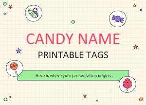 Candy Name Printable Tags