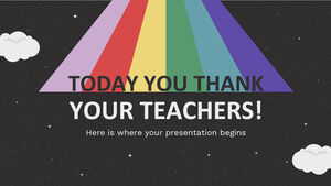 今天你感謝你的老師！