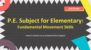 Matéria de Educação Física para Elementar - 2ª Série: Habilidades de Movimento Fundamentais