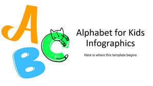 Alphabet für Kinder Infografiken