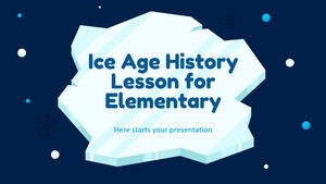 Aula de História da Era do Gelo para o Ensino Fundamental