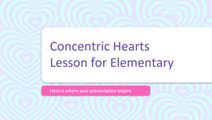 Leçon sur les cœurs concentriques pour le primaire